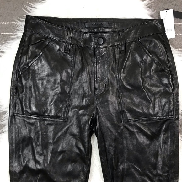 J Brand Arjun genuine leather joggers - Picture 6 of 11